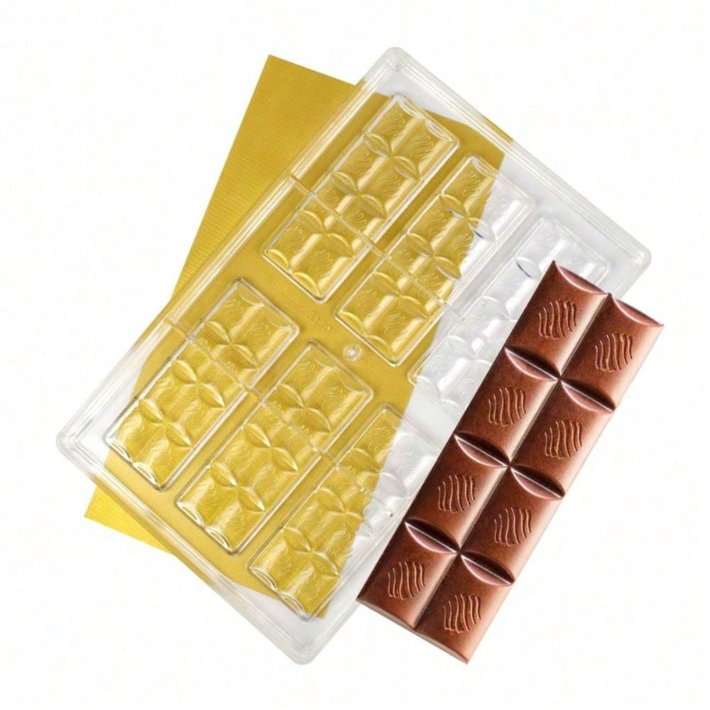 Tools For Home Workshop - Cetakan Cokelat Kotak-kotak, Alat Panggang Plastik
