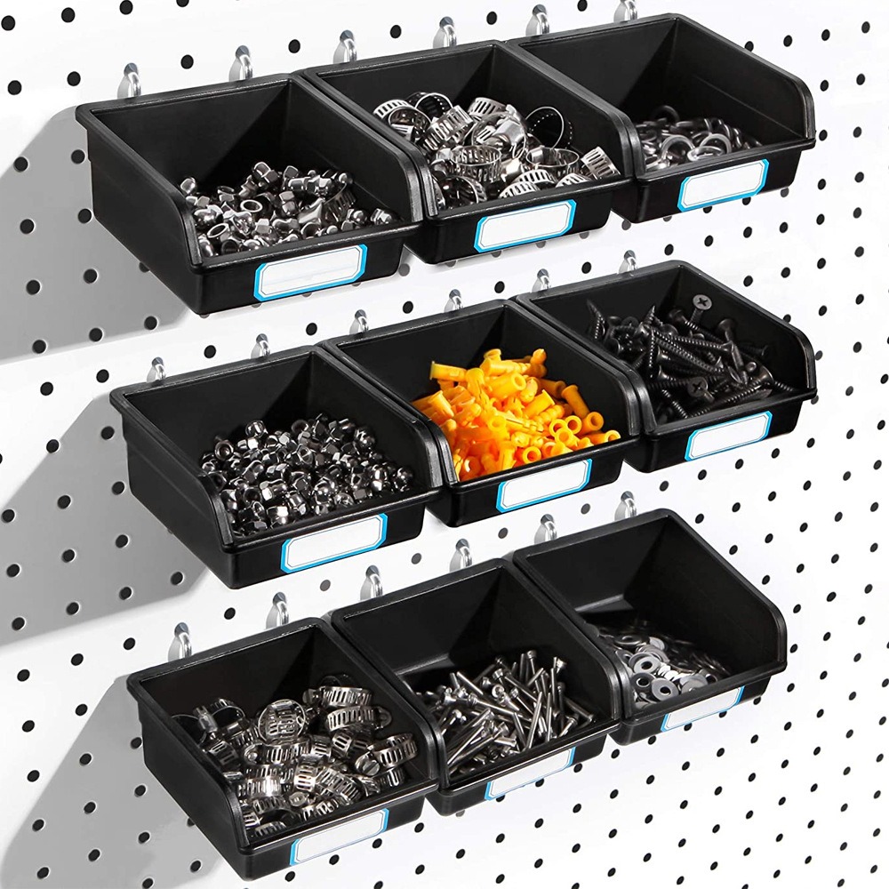 Workshop Tools Organizing - 1/6 set keranjang Pegboard dengan kait