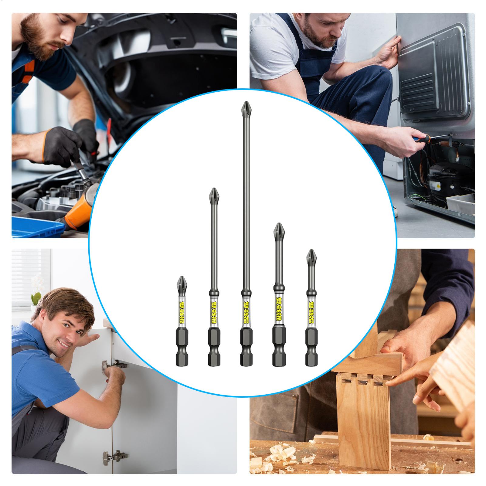 Set Mata Bor Obeng 5 Buah, Set - Tools For Home Workshop ulasan dan harga