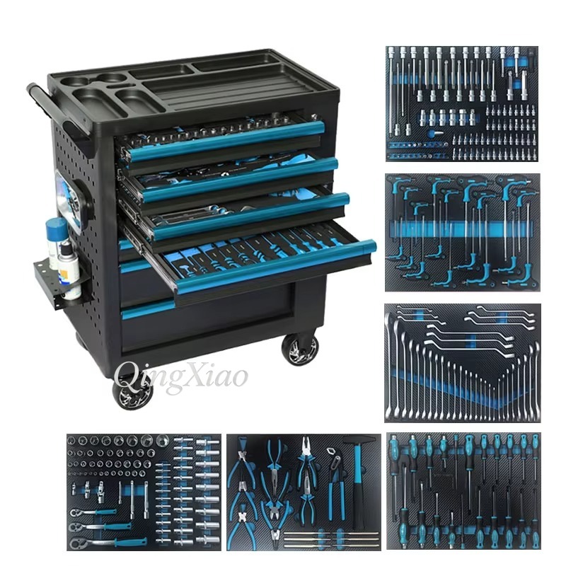 Lemari Perkakas Besi Biru Taha - Workshop Tools Organizing ulasan dan harga