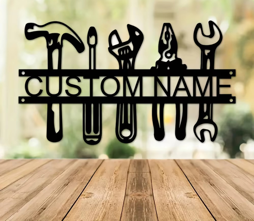 Desain Alat Seni Dinding Besi  - Tools Name In Workshop ulasan dan harga