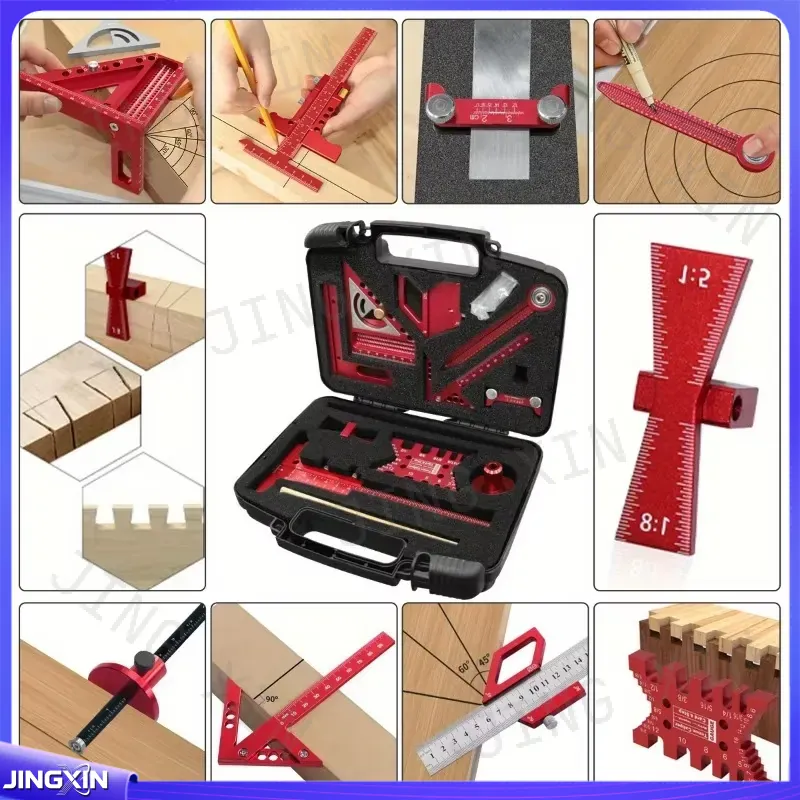 Set Persegi Tukang Kayu Multif - Workshop Joinery Tools ulasan dan harga
