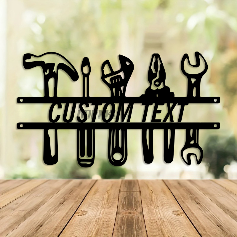 Seni Dinding Besi Gaya Industr - Tools Name In Workshop ulasan dan harga