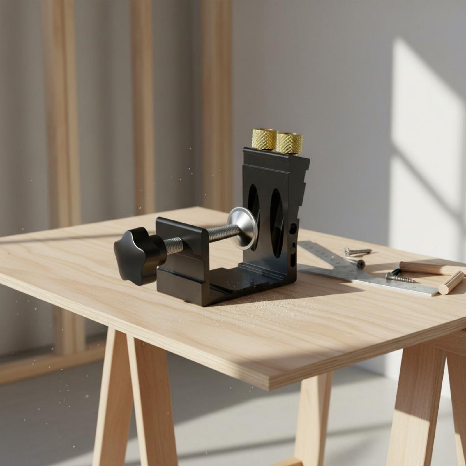 Panduan Pengeboran Sudut 15 De - Workshop Joinery Tools ulasan dan harga
