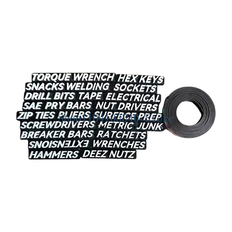 02DC Label Pengatur Alat Garas - Tools Name In Workshop ulasan dan harga